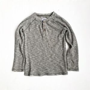 Sonoma green waffle Henley long sleeve top VGUC 7X